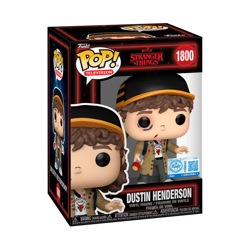 Figura POP Stranger Things 5 Dustin Henderson Exclusive