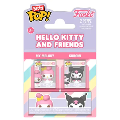 Blister 2 Bitty POP Sanrio Hello Kitty and Friends My Melody & Kuromi