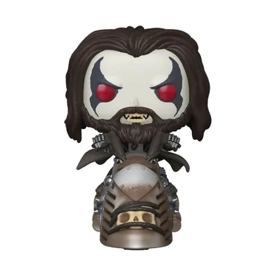 Figura POP Ride DC Comics Supergirl Lobo on the Spacehog