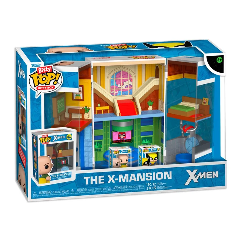 Figura Bitty Boxes Marvel X-Men The X-Mansion