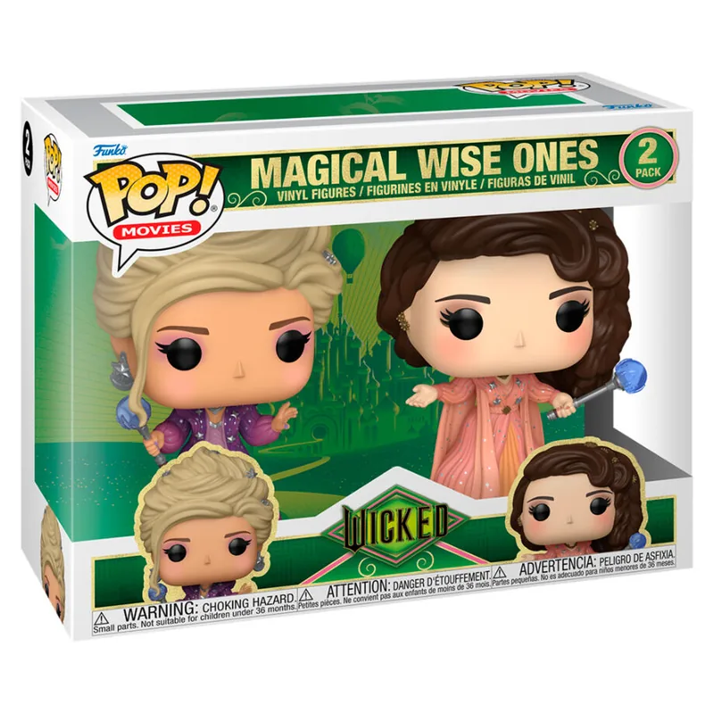 Blister 2 figuras POP The Wicked Magical Wise Ones
