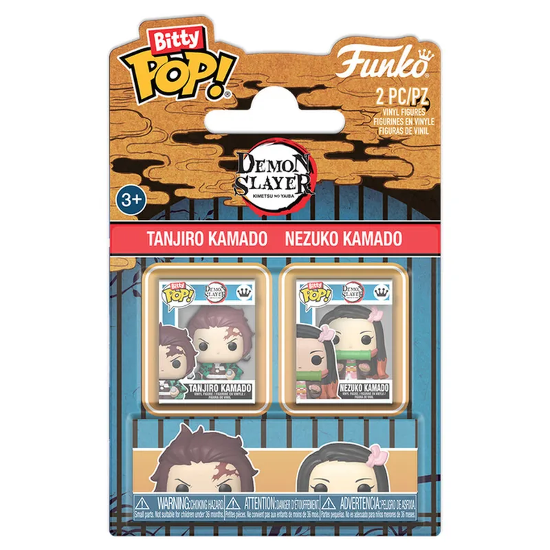 Blister 2 Bitty POP! Demon Slayer Tanjiro & Nezuko