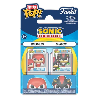 Blister 2 figuras Bitty POP Sonic The Hedgehog Knuckles & Shadow