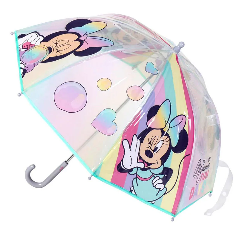 Paraguas manual burbuja Minnie Disney 45cm