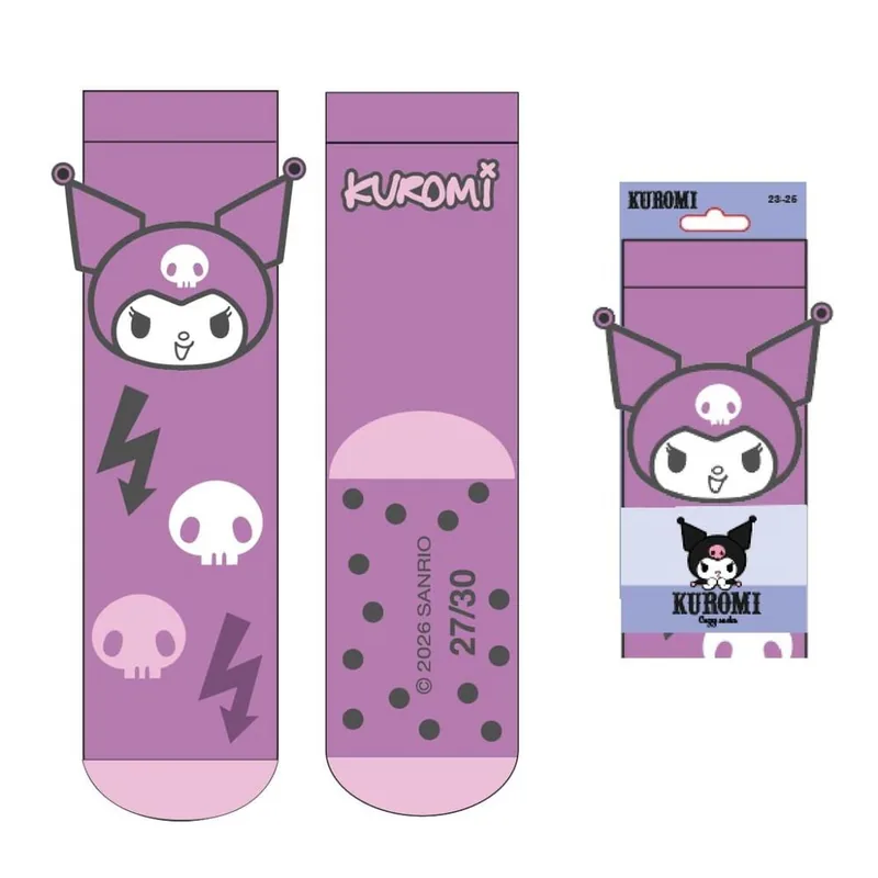 Calcetines antideslizante Kuromi Hello Kitty