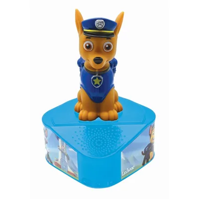 Altavoz Bluetooth Figura Luminosa Chase Patrulla Canina Paw Patrol