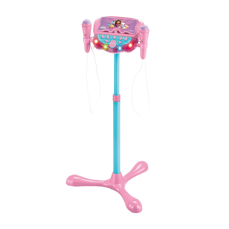 Microfono Karaoke Soporte Ajustable La Casa de Muñecas de Gabby