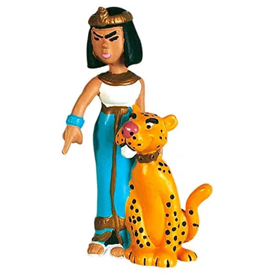 Figura Reina Cleopatra de Egipto Asterix El Galo 6cm