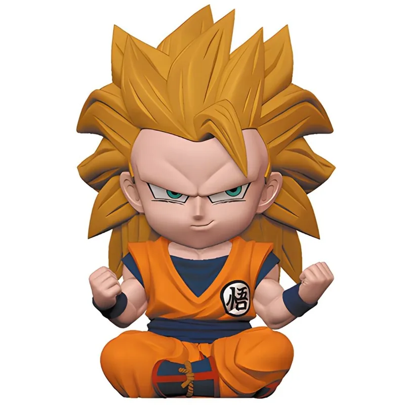 Figura hucha Son Goku Super Saiyan 3 Dragon Ball Z 15cm