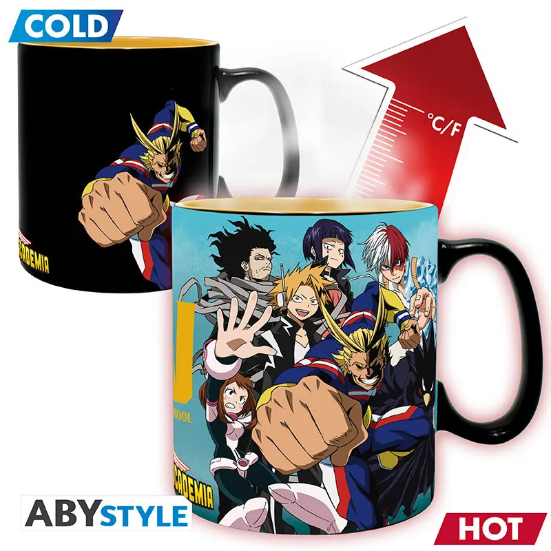 Taza termocromática My Hero Academia Group 460 ml