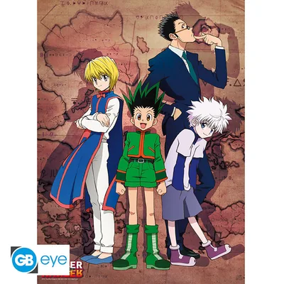 Póster Hunter x Hunter Heroes 52x38 cm