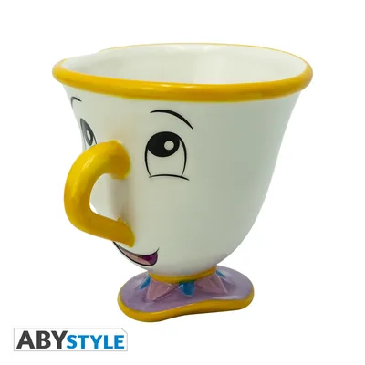 Taza 3D Disney La Bella y la Bestia Chip