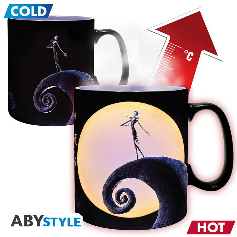 Taza termocromática Pesadilla antes de Navidad Jack y la luna 460 ml