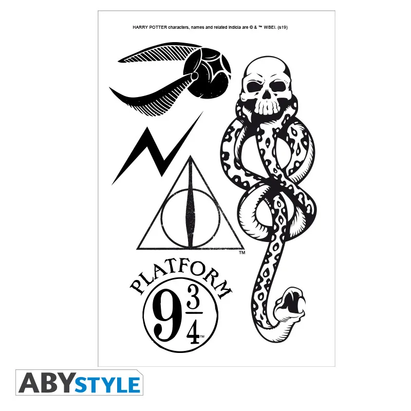 Tatuajes Harry Potter 15x10 cm
