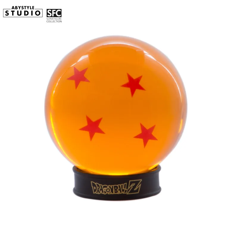 Bola de dragón de 4 estrellas Dragon Ball 75 mm con base