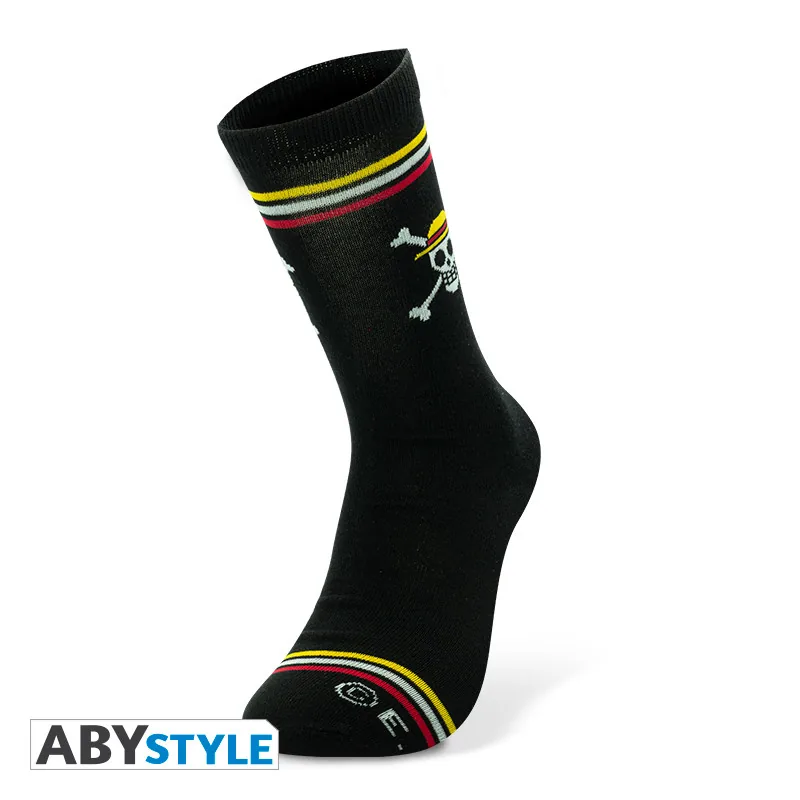 Calcetines One Piece Skull negros