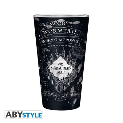 Vaso grande Harry Potter Mapa del Merodeador mate 400 ml