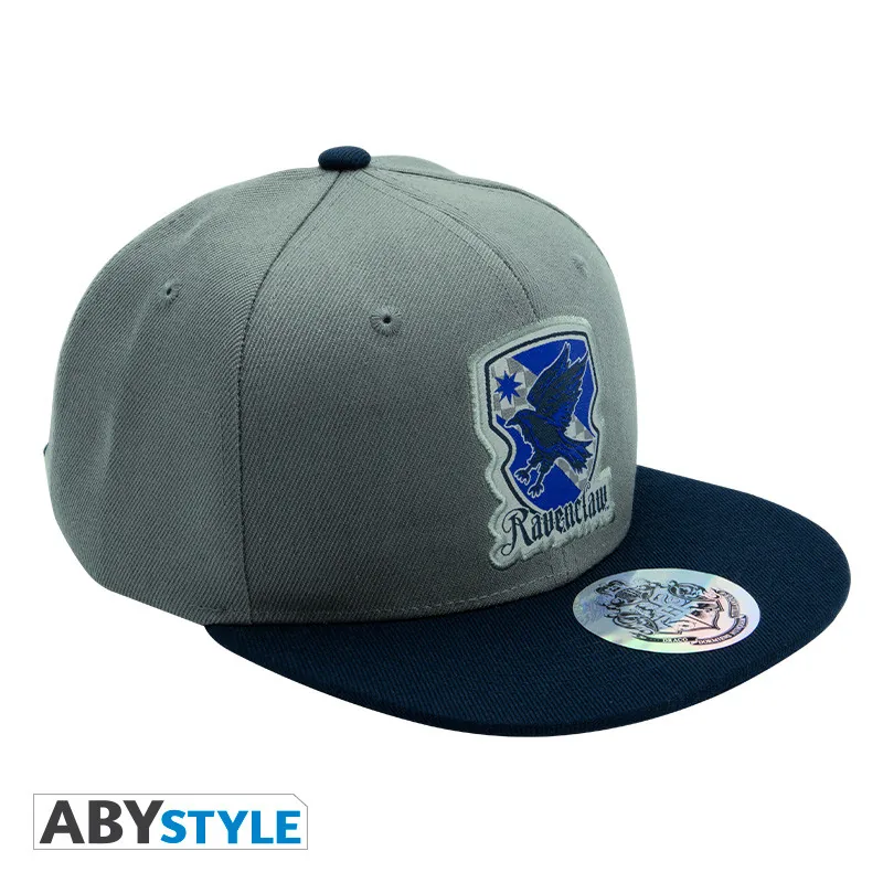 Gorra snapback Harry Potter Ravenclaw gris y azul