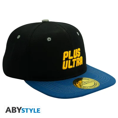 Gorra snapback My Hero Academia Plus Ultra negra y azul