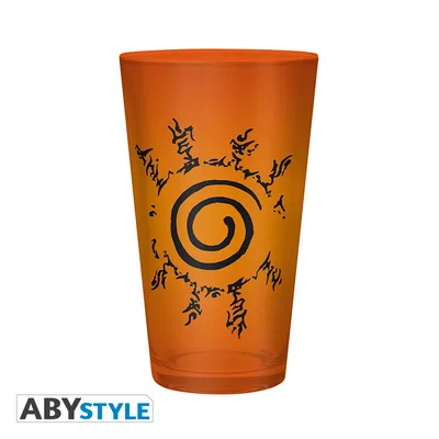 Vaso grande Naruto Shippuden Konoha y sello 400 ml