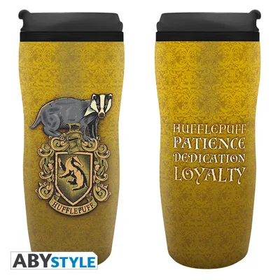 Taza de viaje Harry Potter Hufflepuff