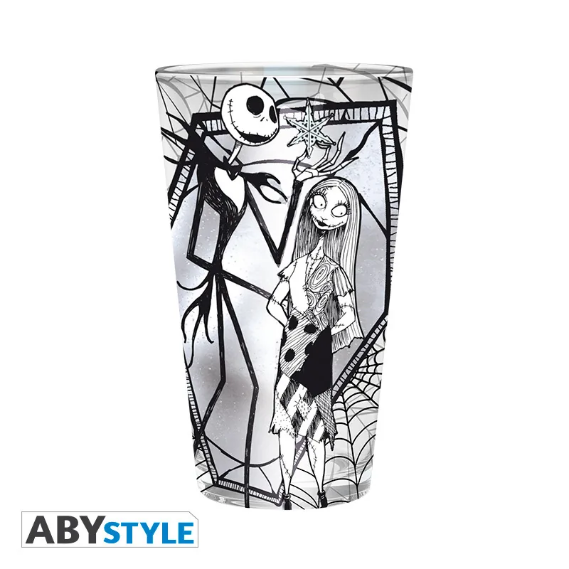 Vaso grande Pesadilla antes de Navidad Jack y Sally 400 ml