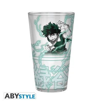 Vaso grande My Hero Academia Izuku y Bakugo 400 ml