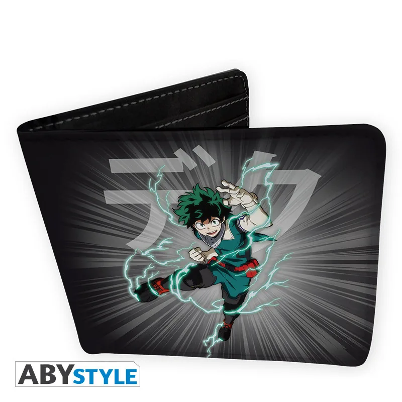 Cartera My Hero Academia Izuku y Bakugo vinilo