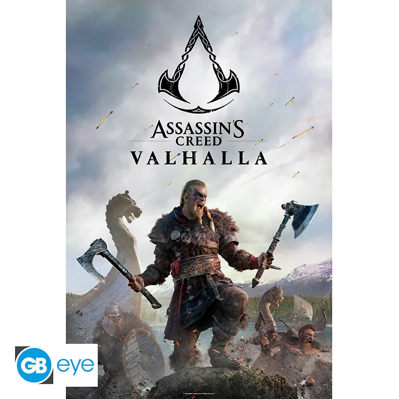 Póster Assassin's Creed Valhalla Raid 91,5x61 cm