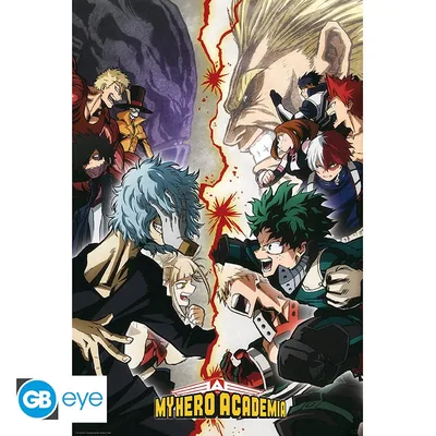 Póster My Hero Academia Confrontation 91,5x61 cm