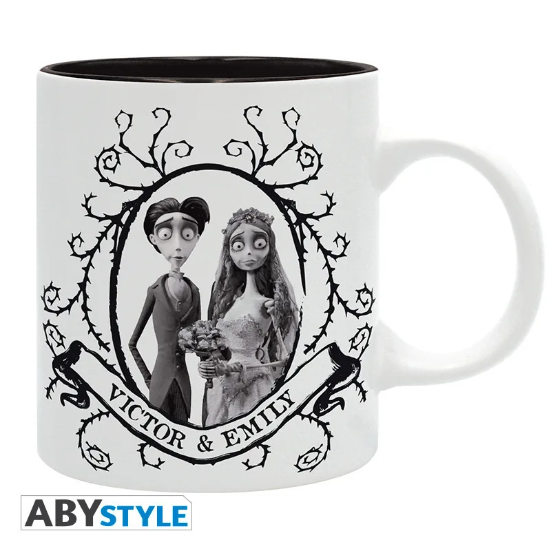 Taza Corpse Bride Victor y Emily 320 ml
