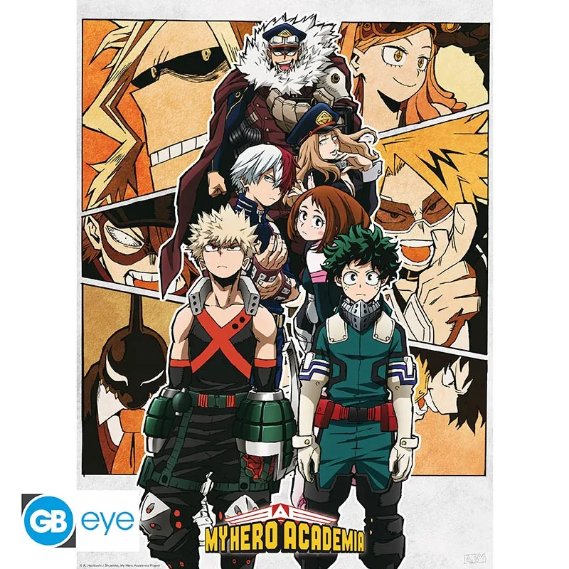 Póster Chibi My Hero Academia Grupo 52x38 cm