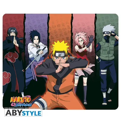 Alfombrilla de ratón flexible Naruto Shippuden Grupo