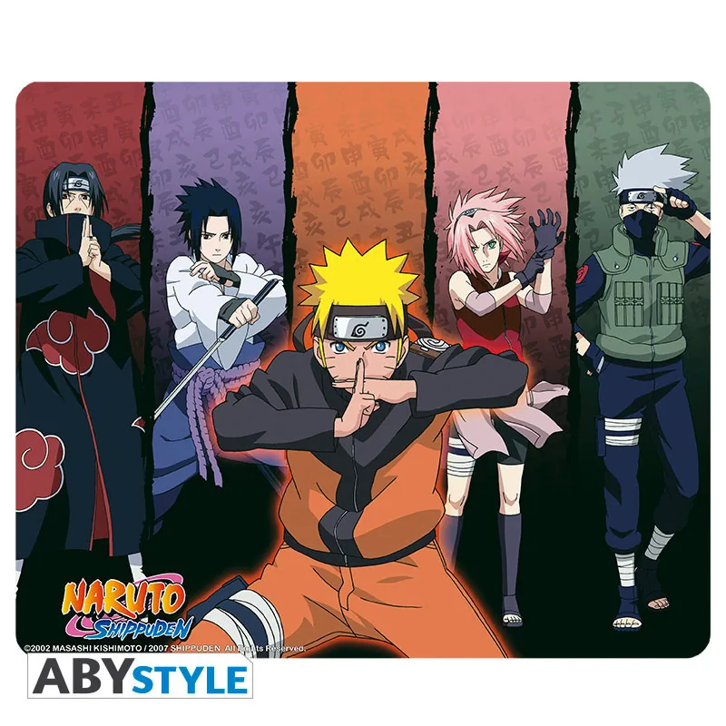 Alfombrilla de ratón flexible Naruto Shippuden Grupo