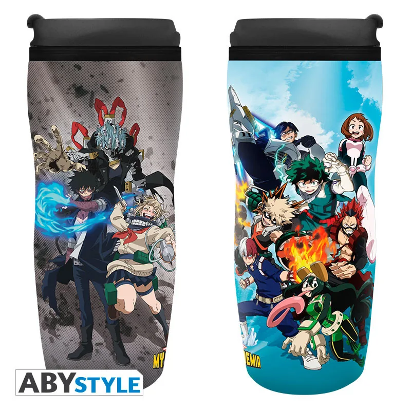 Taza de viaje My Hero Academia Héroes contra villanos 355 ml