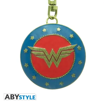 Llavero 3D DC Comics Escudo de Wonder Woman