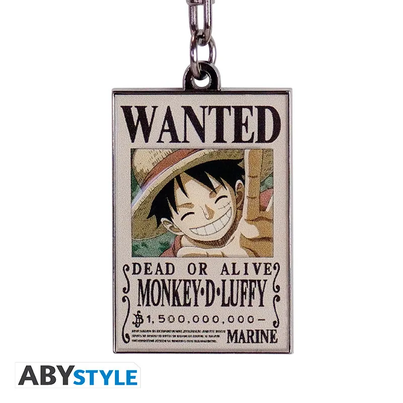 Llavero One Piece Wanted Luffy