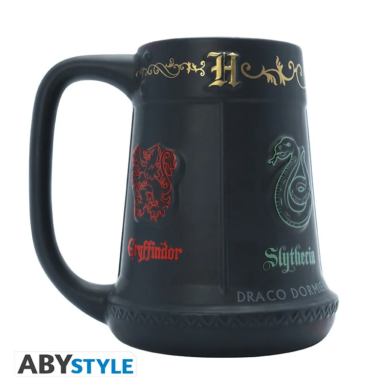 Taza 3D Harry Potter Las cuatro casas 650 ml