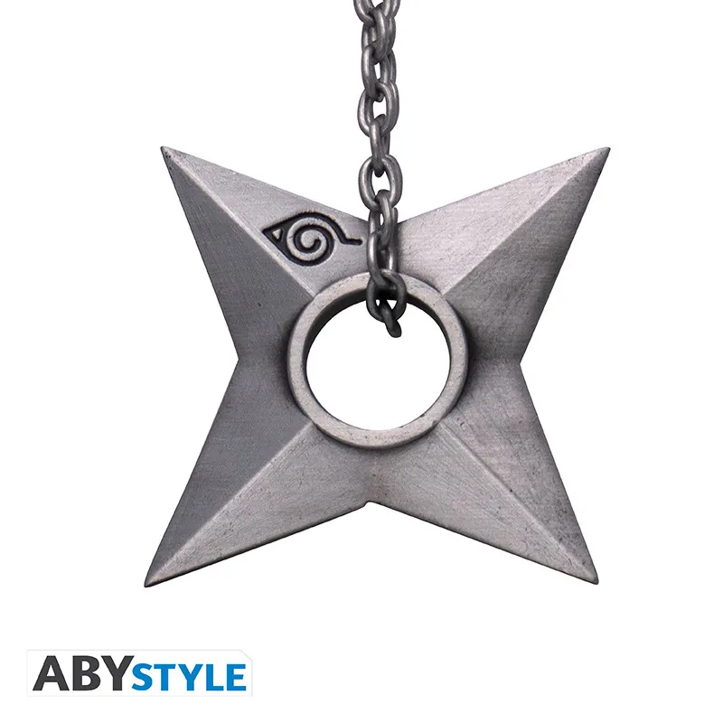 Llavero 3D Naruto Shippuden Shuriken Konoha