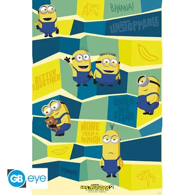 Póster Maxi Minions Minions por todas partes 91,5x61 cm