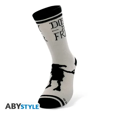 Calcetines Harry Potter Dobby negros y grises