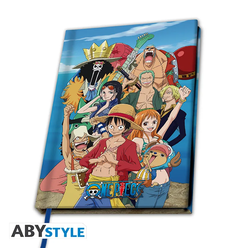 Cuaderno A5 One Piece Tripulación de Sombrero de Paja