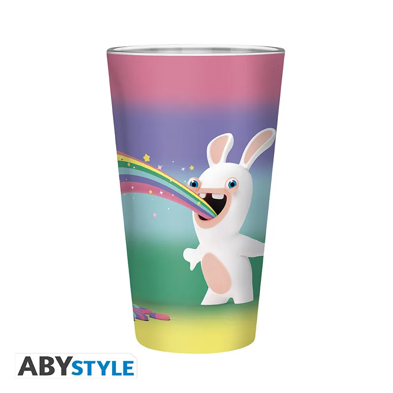 Vaso XXL Lapins Crétins Rainbow Rabbids 400 ml
