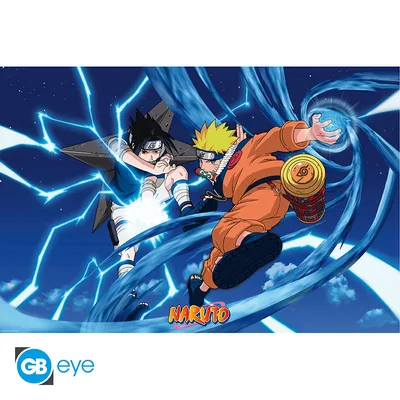 Póster Maxi Naruto Naruto y Sasuke 91,5x61 cm