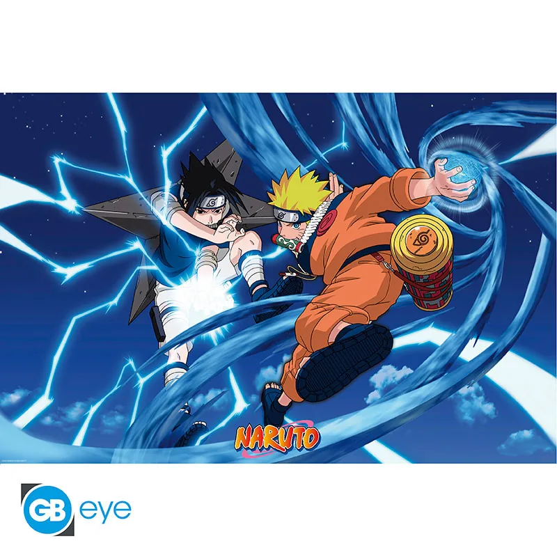 Póster Maxi Naruto Naruto y Sasuke 91,5x61 cm