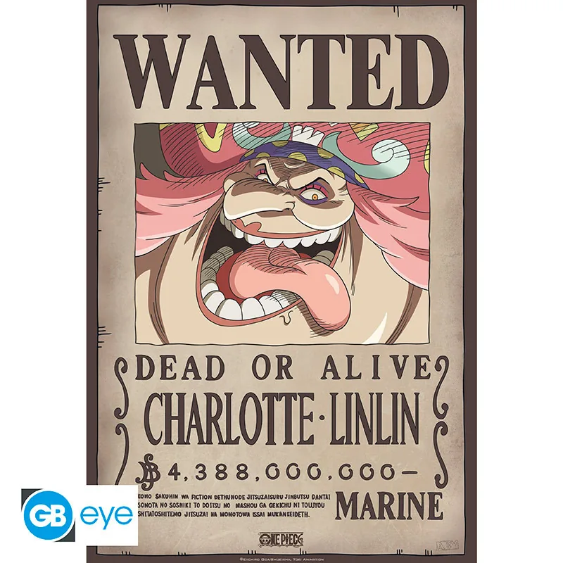 Póster Chibi One Piece Wanted Big Mom 52x35 cm