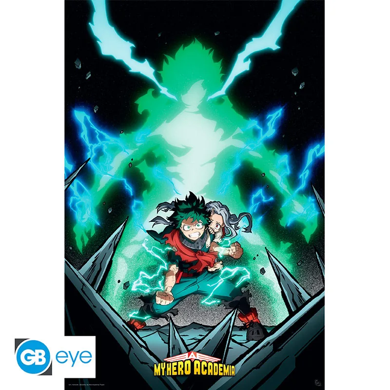 Póster My Hero Academia Eri e Izuku 91,5x61 cm