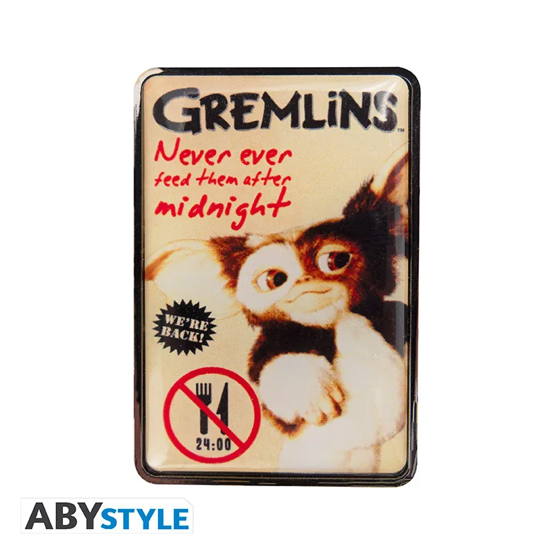 Imán premium Gremlins No les des de comer después de medianoche