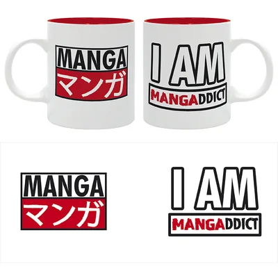 Taza Manga Addict Asian Art 320 ml