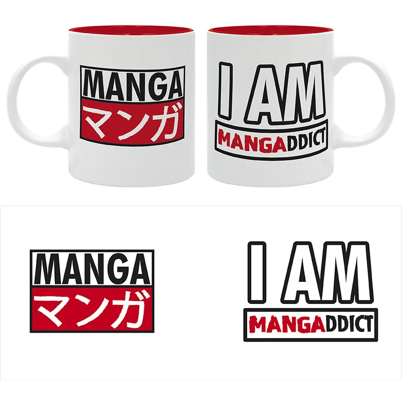 Taza Manga Addict Asian Art 320 ml